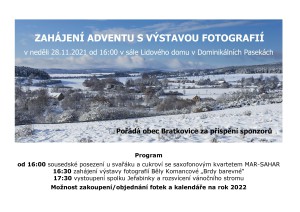 Paseky - zahájení adventu s výstavou fotografií